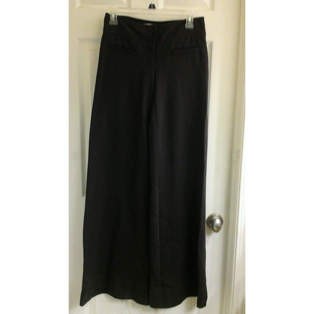 DVF Diane von Furstenburg Pants, Designer Trousers women's sz 0 wide leg brown